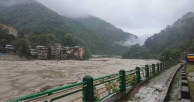 Flash flood in Sikkim